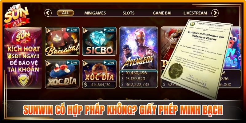 Sunwin Có Hợp Pháp Không? Góc Nhìn Toàn Diện Uy Tín 2 Sunwin có hợp pháp không?