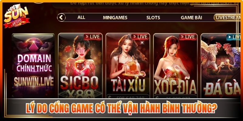 Sunwin Có Hợp Pháp Không? Góc Nhìn Toàn Diện Uy Tín 3 Lý do cổng game có thể vận hành bình thường?