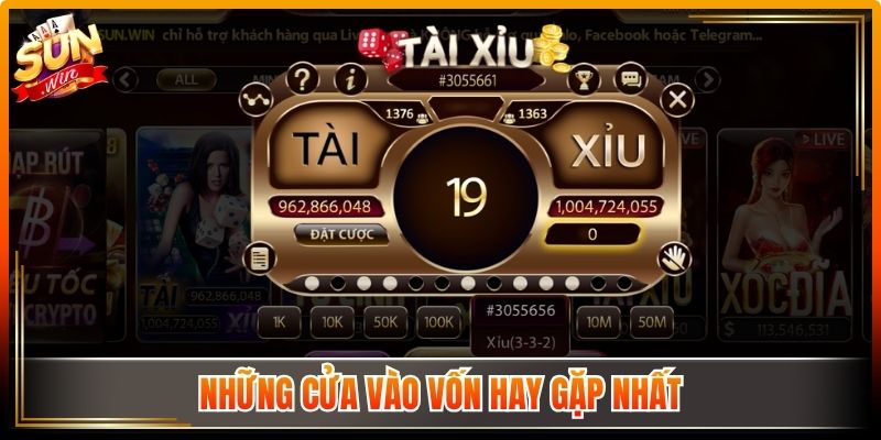 Những cửa vào vốn hay gặp nhất